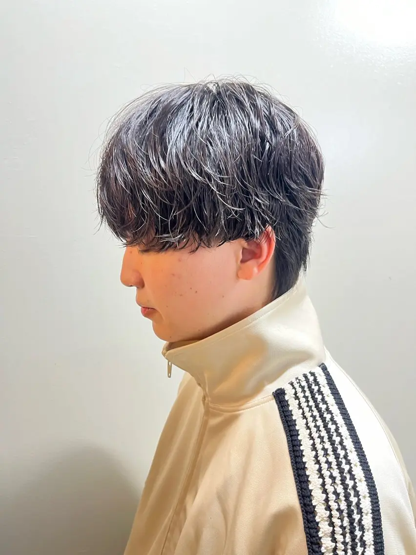 メンズ マッシュ メンズパーマ カット パーマ トリートメント 垢抜けのあっきー/ 本厚木徒歩1分のヘアスタイル