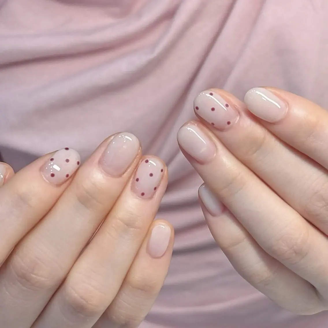 ネイル アートネイル オーロラネイル フレンチネイル ジェルネイル グラデーション ハンドネイル Sora nail 長さ出し専門店のネイルデザイン