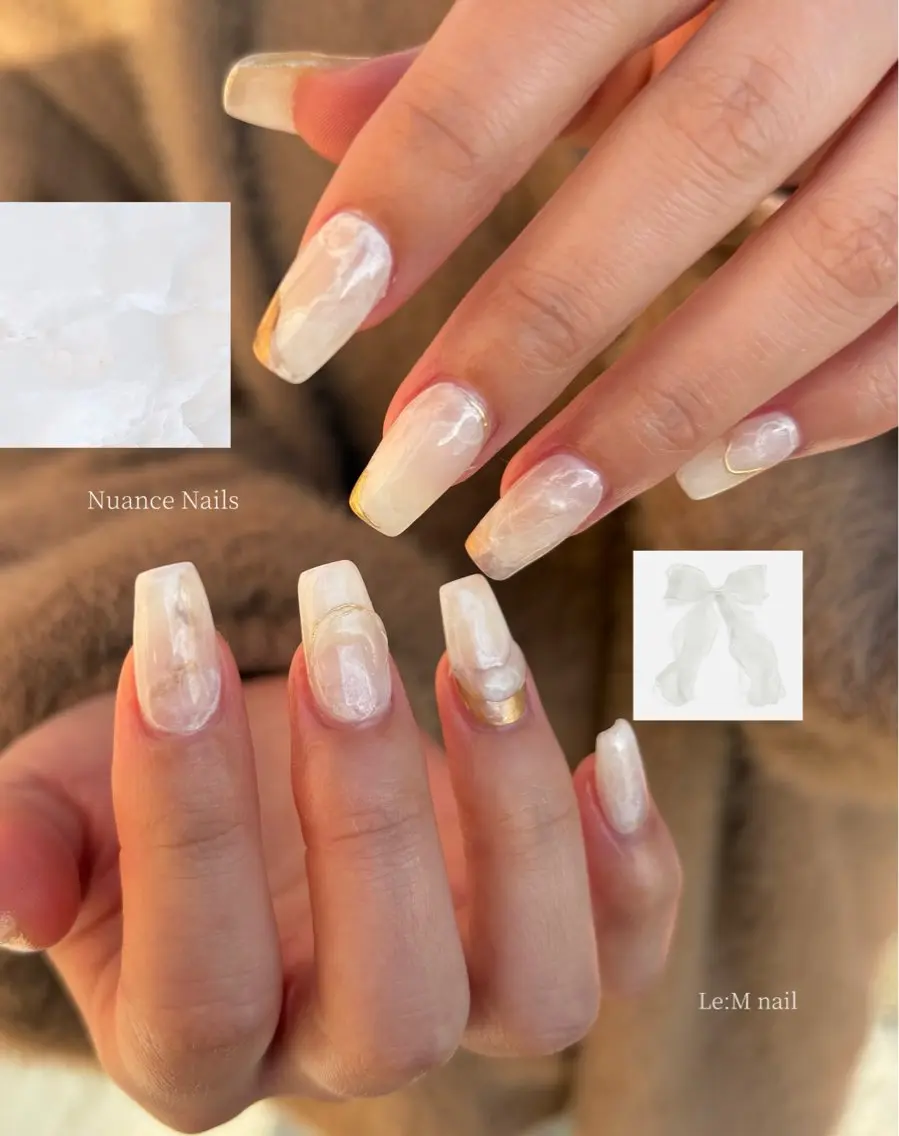 ネイル ニュアンスネイル ハンドネイル Le:M nail Mikuのネイルデザイン