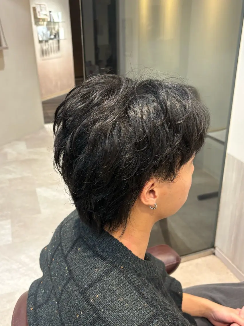 ショート メンズ カット 木村 柊斗のヘアスタイル
