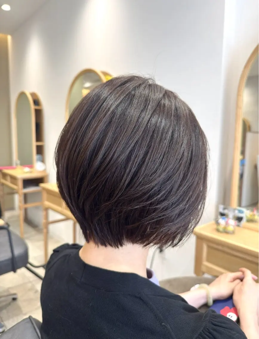 ショート カット ヘッドスパ 深田 綾香のヘアスタイル