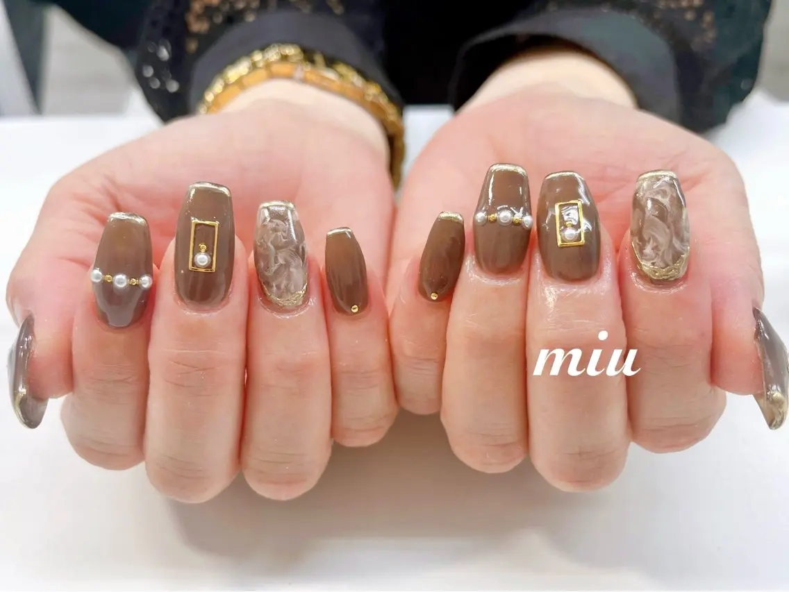 ネイル ハンドネイル miu nail 🐾mihoのネイルデザイン