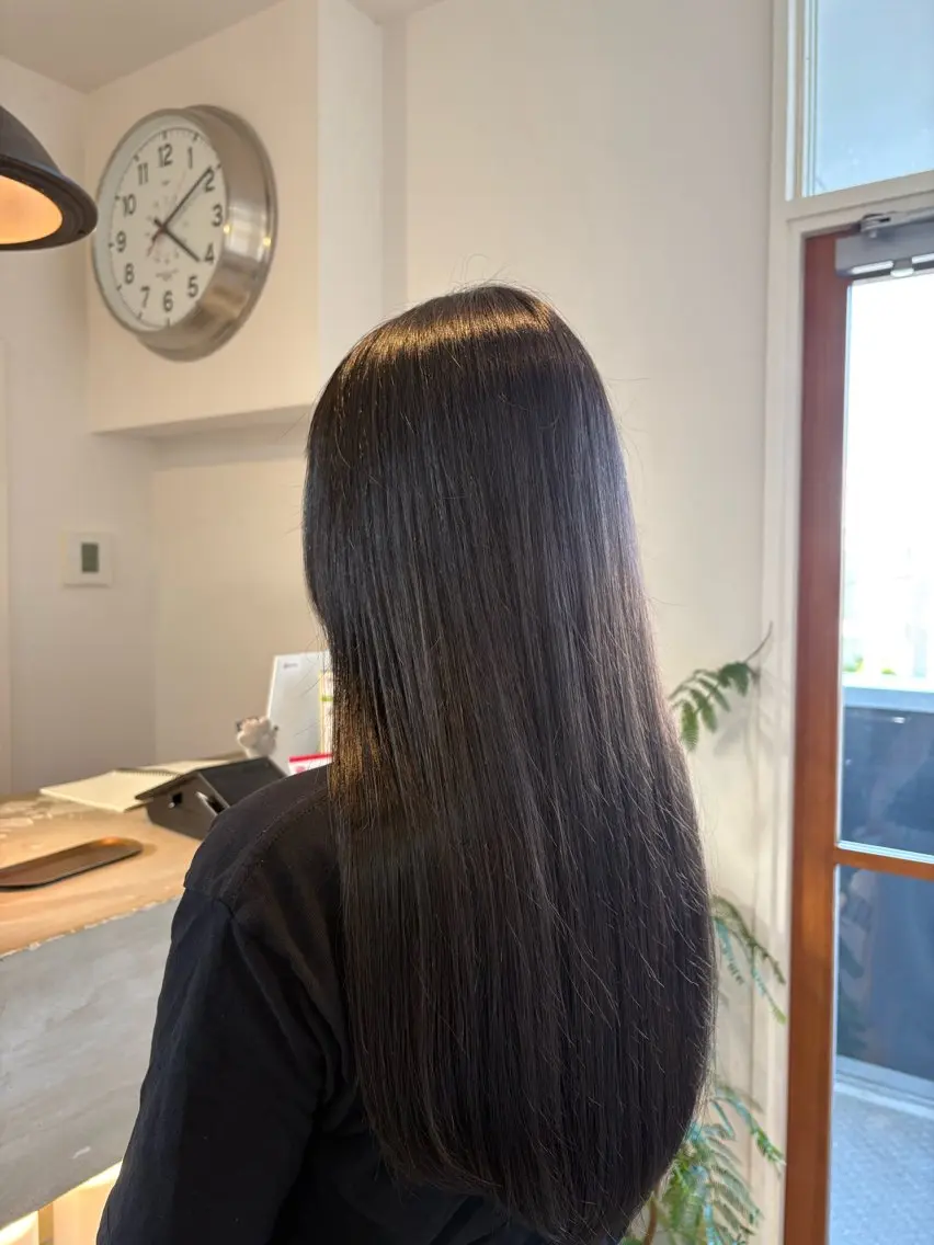 ロング カラー ヘアカラー 安部 美里のヘアスタイル