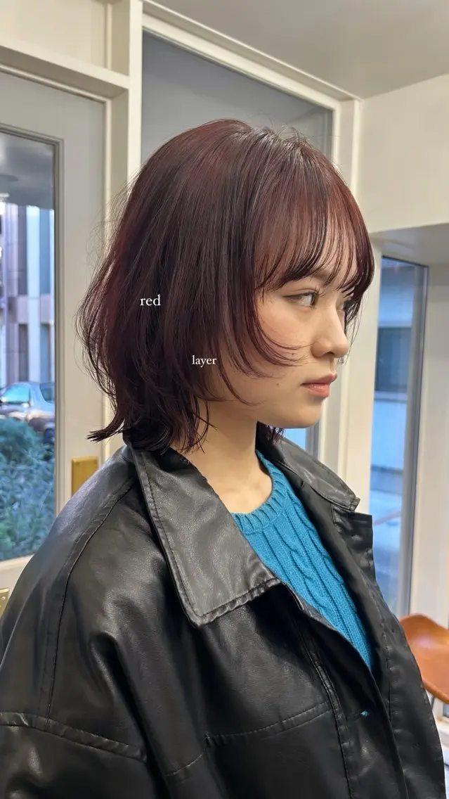 ミディアム カラー カット ヘアカラー ❕マンツーマン施術❕ 🍊Moemiのヘアスタイル