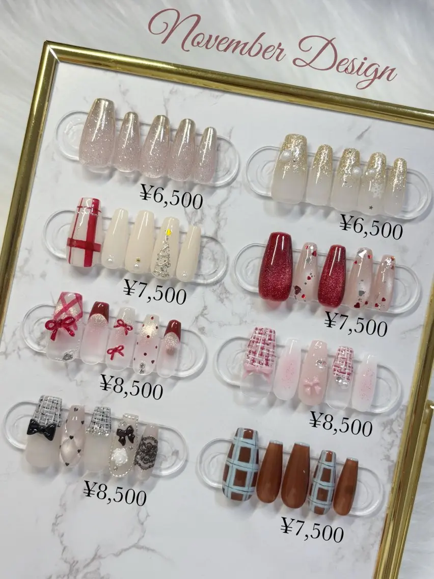 ネイル ジェルネイル スカルプネイル 冬ネイル クリスマス ハンドネイル YM nailのネイルデザイン