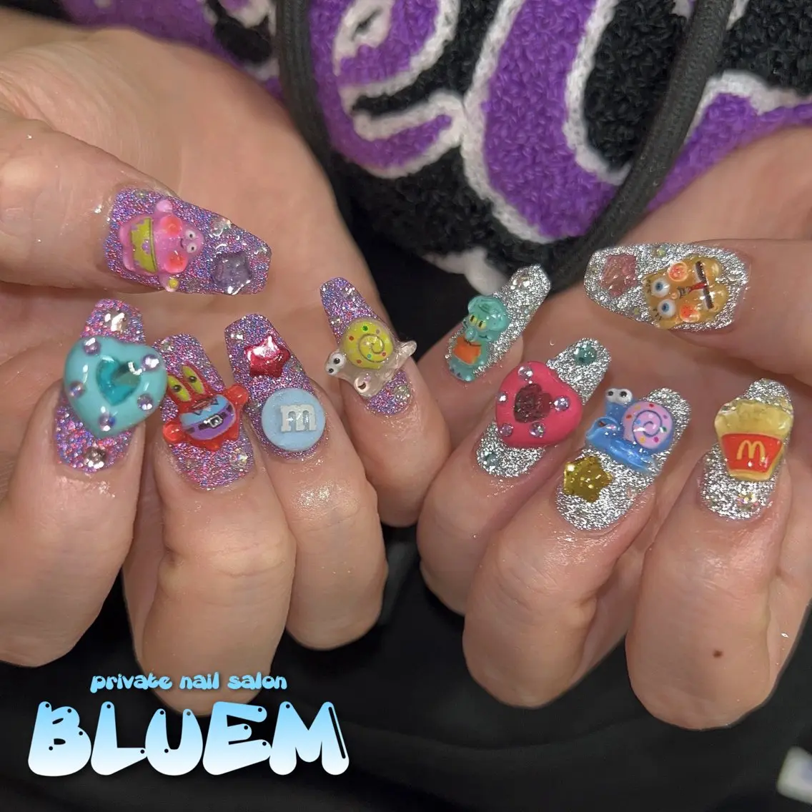 ネイル ハンドネイル BLUEM なな🐶のネイルデザイン