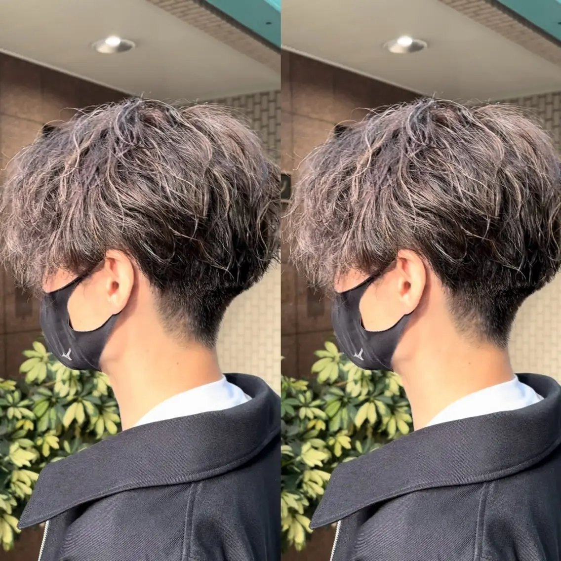 【men's】デザインカット+ハイライト+オンカラー+2Stepトリートメントの写真