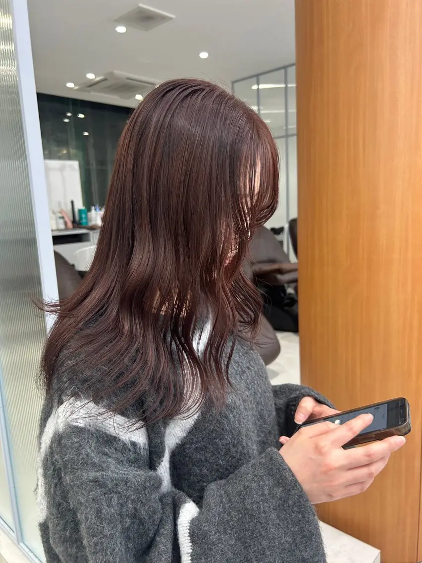 カラー 透明感\モテカラー 🏹͙💫YUUのヘアスタイル