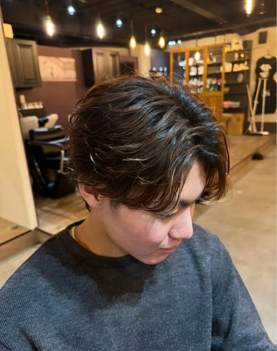 【メンズカット💇🏻+ワンカラー+トリートメント】白髪染めも可⭕️の写真