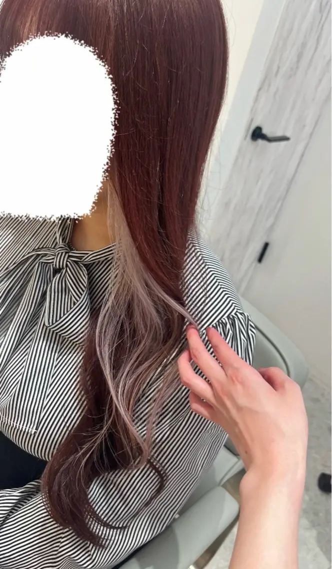 ロング ヘアカラー トリートメント *Zina S * Natsukiのヘアスタイル