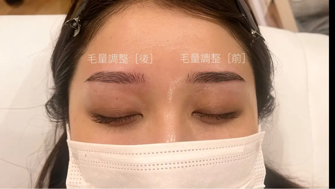 【人気No.2🎩】美眉オーダーメイド《眉wax✖️毛量調整》の写真