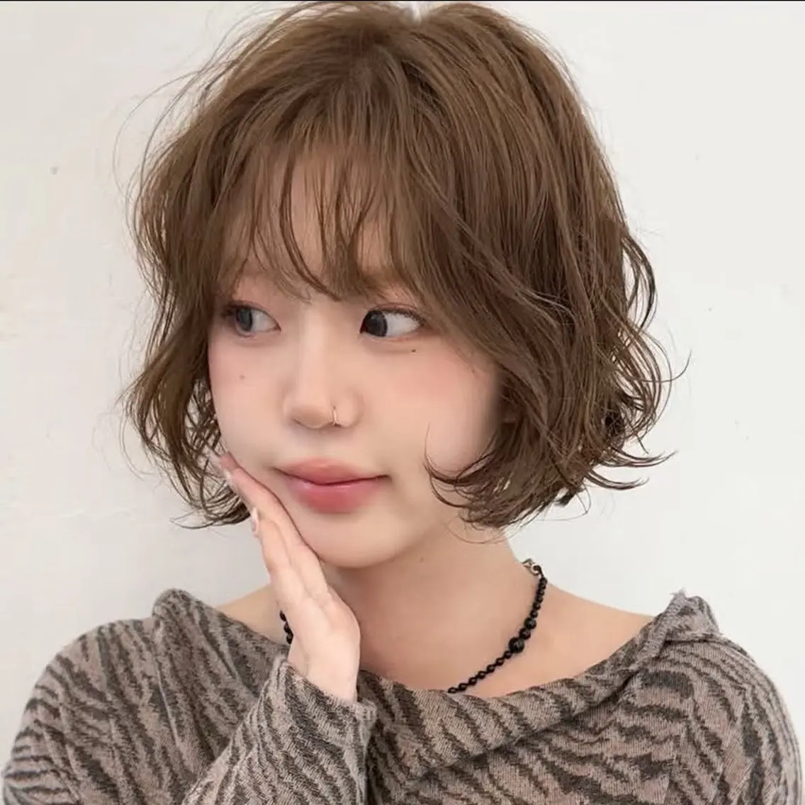 【顔出しなしOK】贅沢フルコース🌿カット+カラー+ボブパーマ+最高級TRの写真