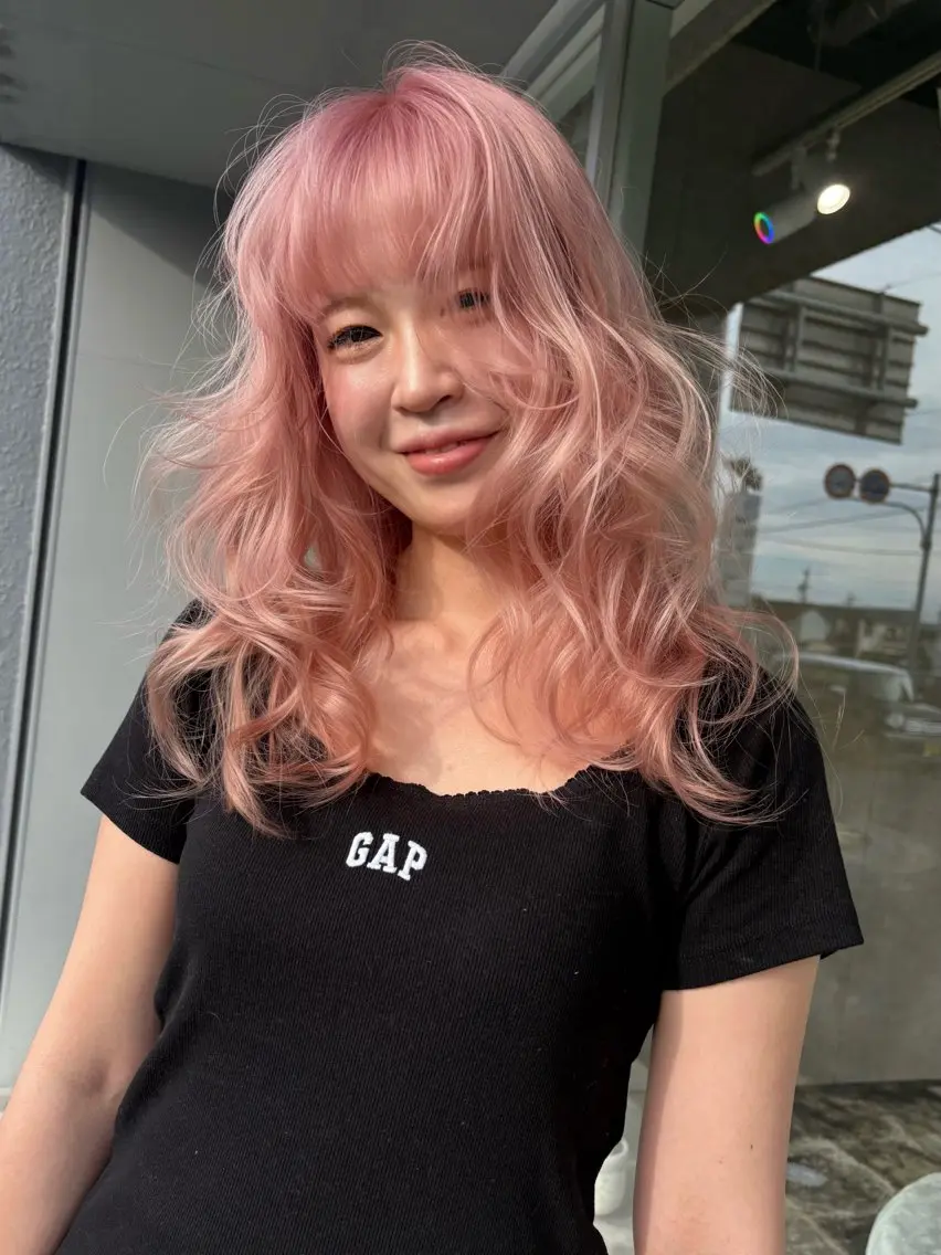 ロング カット ヘアカラー トリートメント shiba tomomiのヘアスタイル