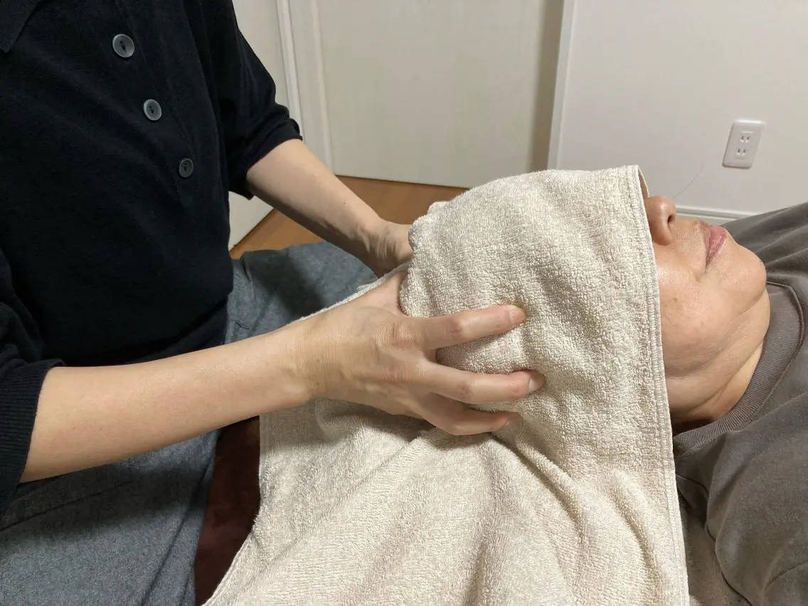 ヘッドマッサージの写真