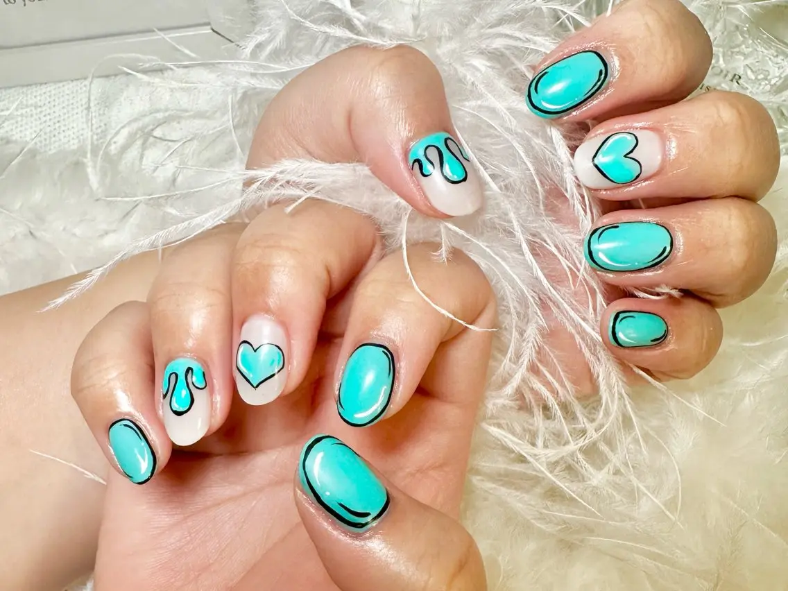 ネイル クリアネイル フットネイル フレンチネイル ジェルネイル 韓国ネイル ハンドネイル ハンドケア nail salon Feerieのネイルデザイン