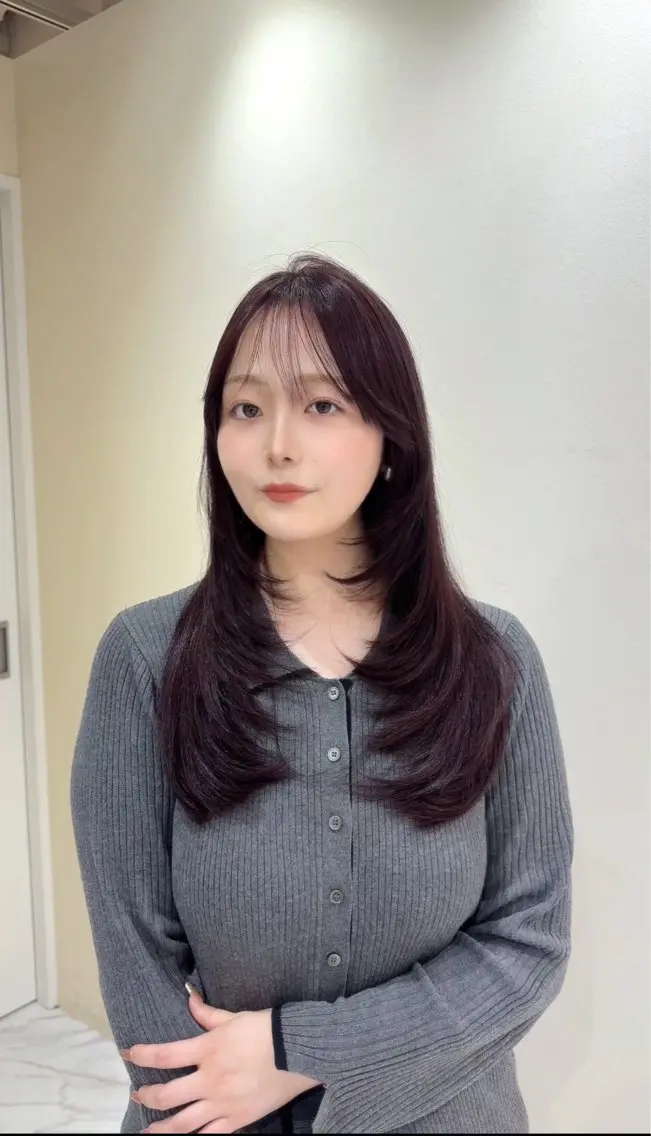 ロング カラー レイヤーカット カット ヘアカラー 髪質改善🫧 カラー特化/Hinaのヘアスタイル