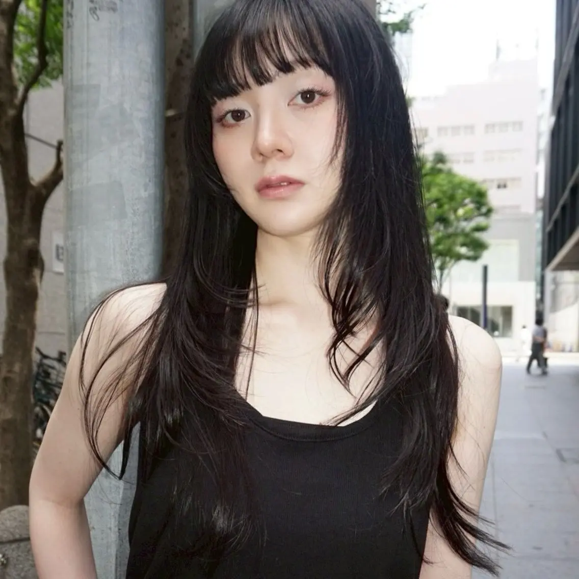 ロング DEAN JECYのヘアスタイル