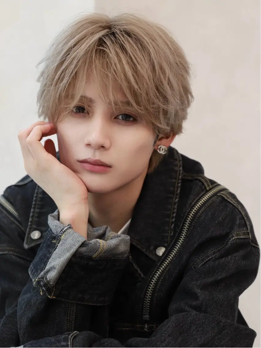 カラー ベージュカラー ミルクティーベージュ ヘアカラー 【公式】Men's salonLUCEYのヘアスタイル