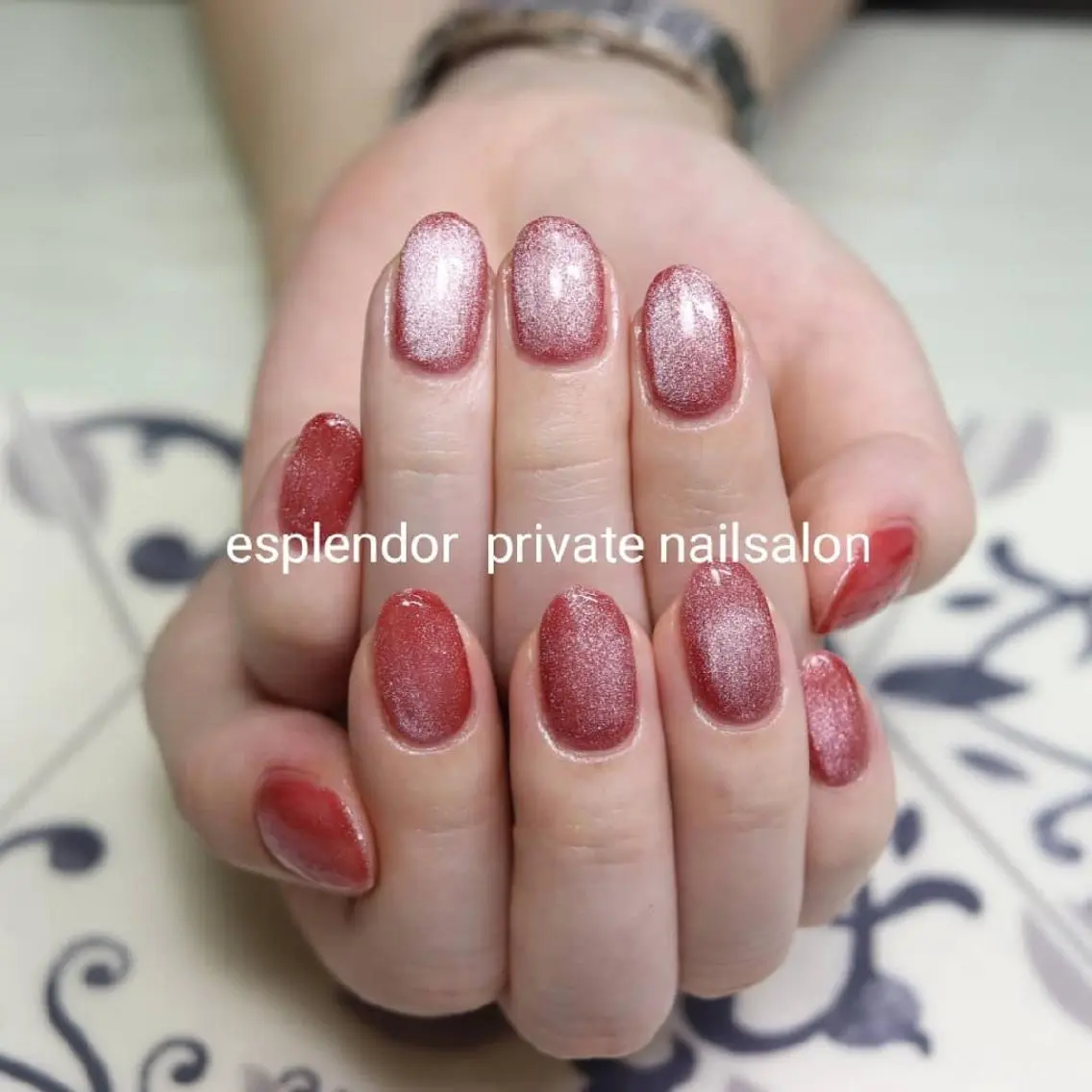 ネイル ジェルネイル マグネットネイル ハンドネイル フットネイル ハンドケア esplendor  小野寺のネイルデザイン