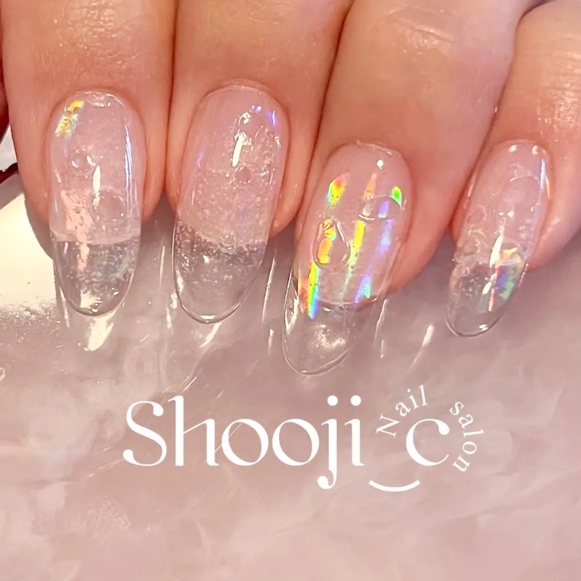 ネイル アートネイル 長さ出し ジェルネイル スカルプネイル シンプルネイル Shooji_c Nail salonのネイルデザイン