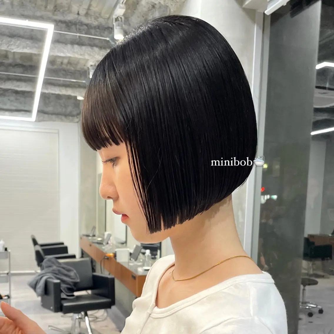 ショート ボブ カット トリートメント ボブ専門美容師 /ミヤノのヘアスタイル