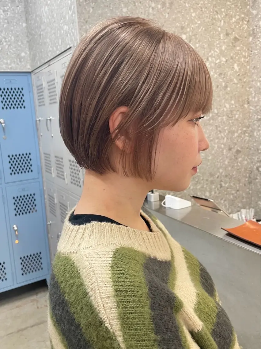 ショート ボブ/ショート⭐︎ カット無料⭐︎カレンのヘアスタイル