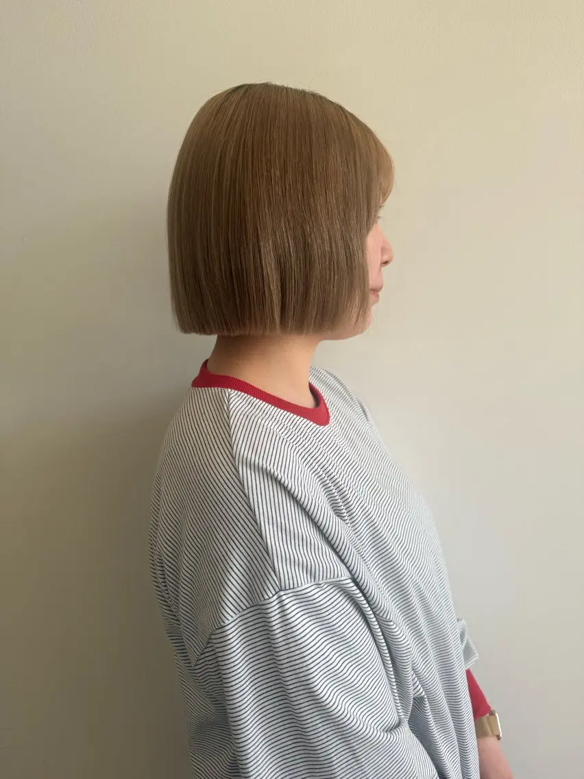 ショート ボブ 原田 彩希のヘアスタイル