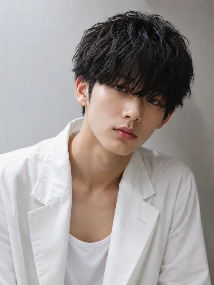 ショート パーマ カット パーマ 本島 大生のヘアスタイル