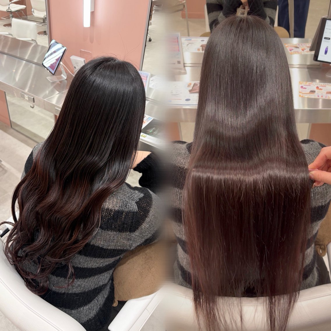 ロング トリートメント 韓国ヘア🇰🇷🩶 Fukaのヘアスタイル