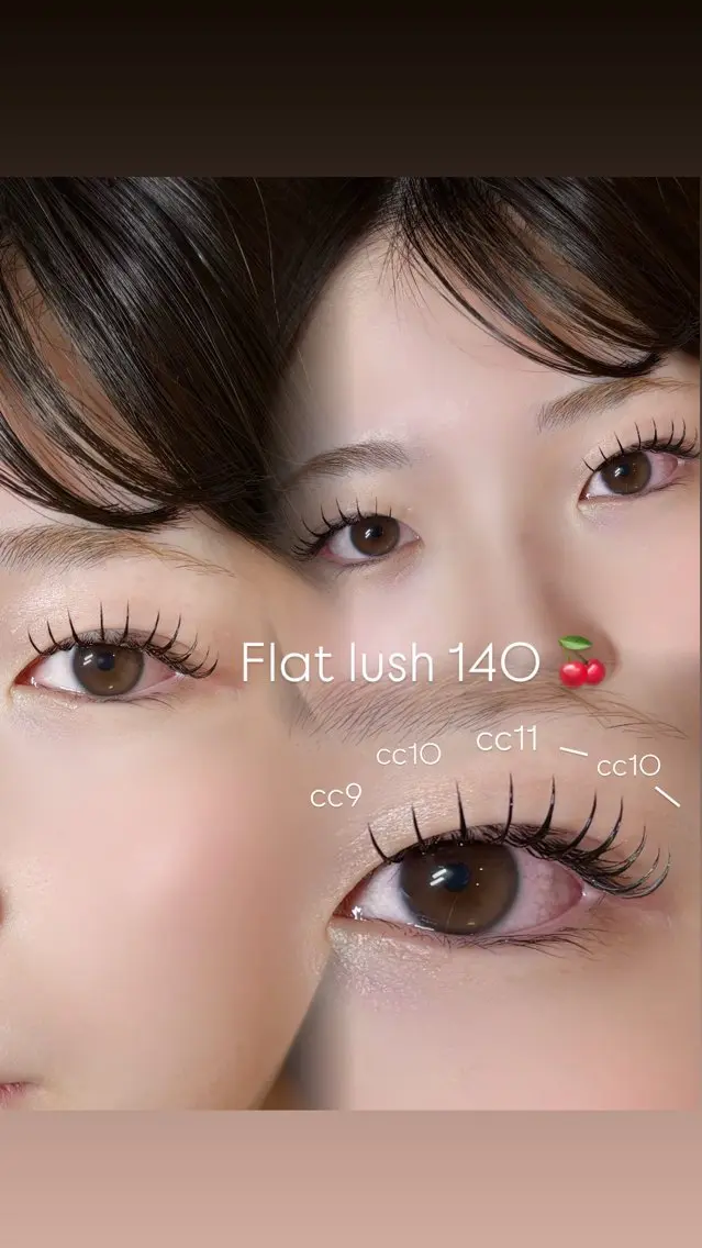 マツエク・マツパ キュート マツエク EYESTYLE こころ🎀🫧のマツエク・マツパデザイン