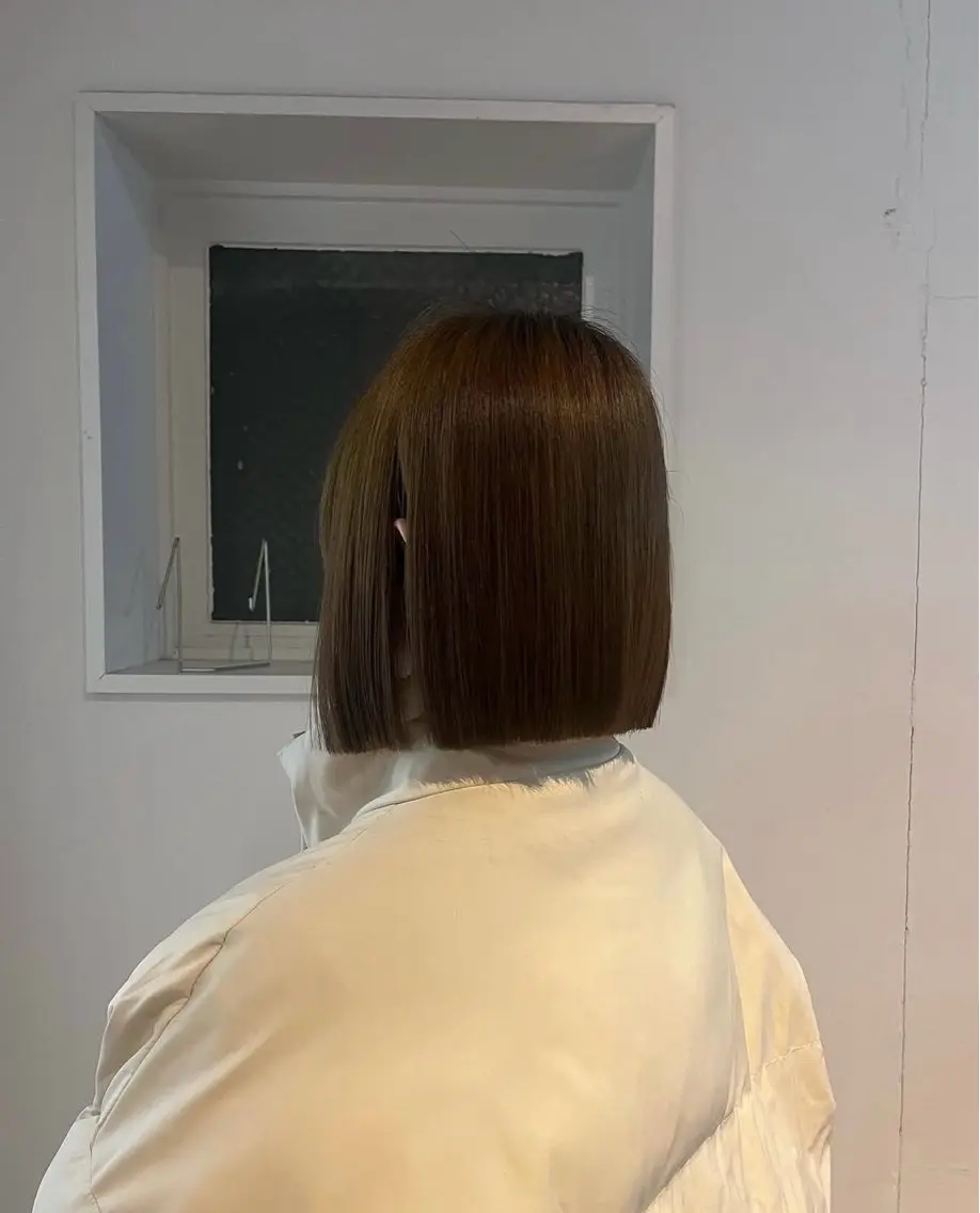 ショート カット ヘアカラー トリートメント Koyukiレイヤー /ボブ/柔カラー🧈のヘアスタイル