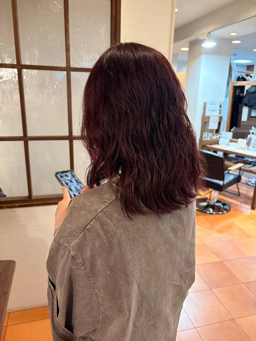 カラー 三宅　デザインカラー 透明感カラー✨のヘアスタイル