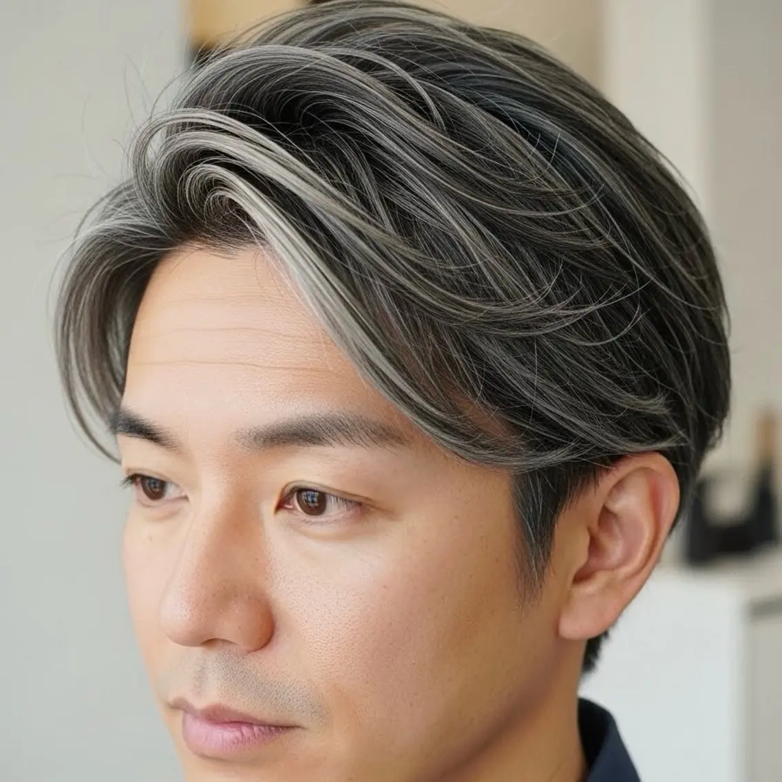 毛流れ抜群!立体感ハイライトメニュー⇒【カット+ハイライトカラー+《選べる》まゆカットorショートスパ】の写真