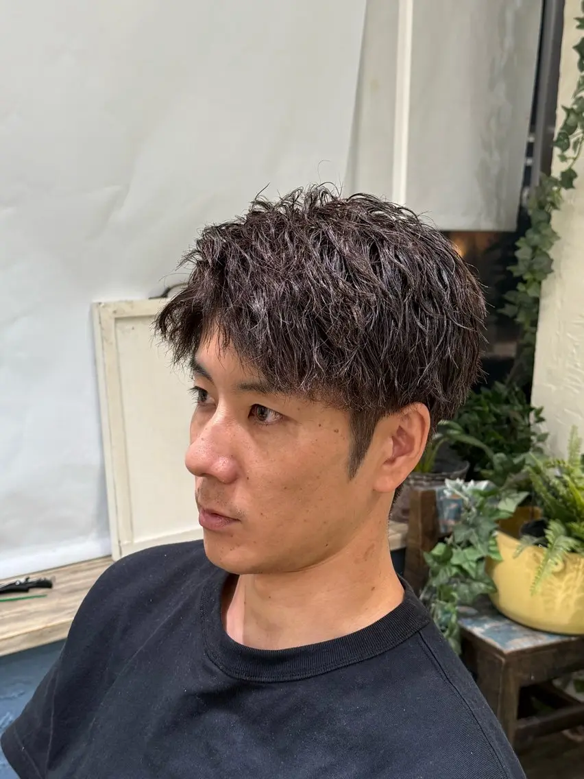 パーマ メンズ メンズカット Hikaruのヘアスタイル