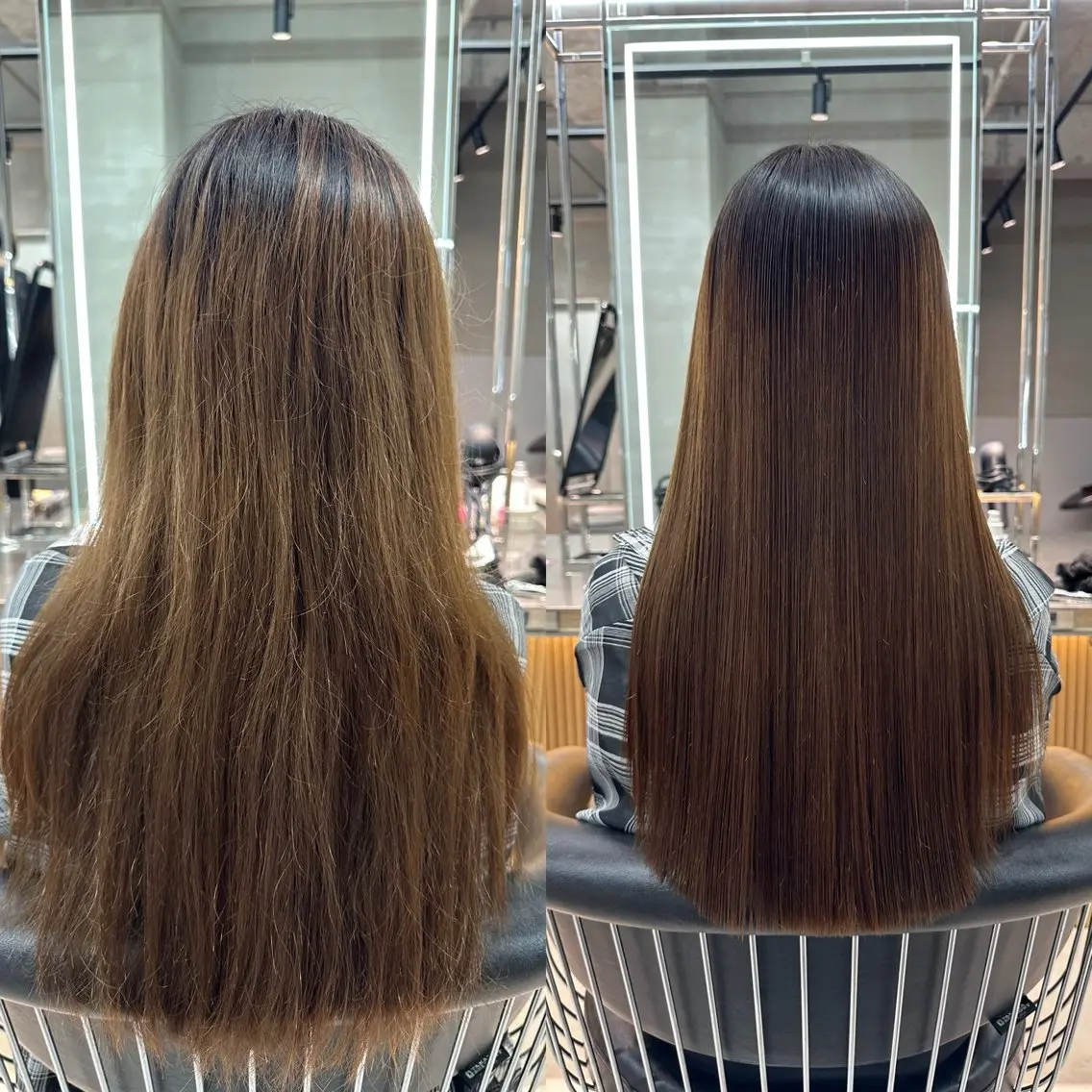 ロング カット 縮毛矯正 トリートメント ✨髪質改善特化✨副 店長椎葉信乃介のヘアスタイル