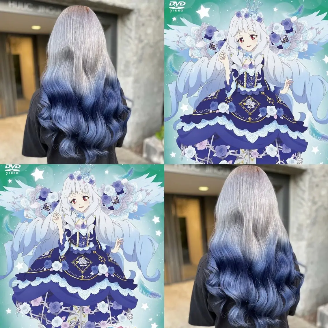 ロング 🩷アニメカラー🩵 mihoのヘアスタイル
