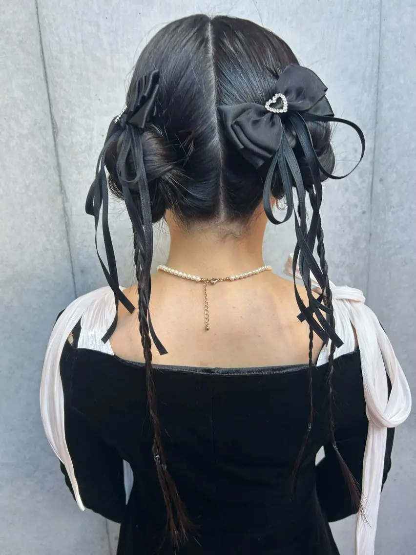 ロング ヘアアレンジ 勝野 麻美のヘアスタイル