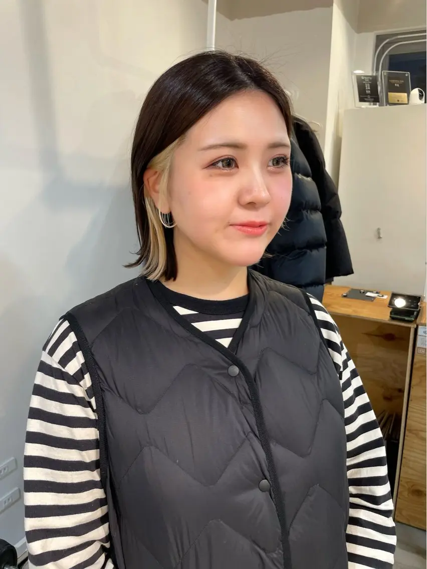 ミディアム ボブ 外ハネヘア fit/ madokaのヘアスタイル