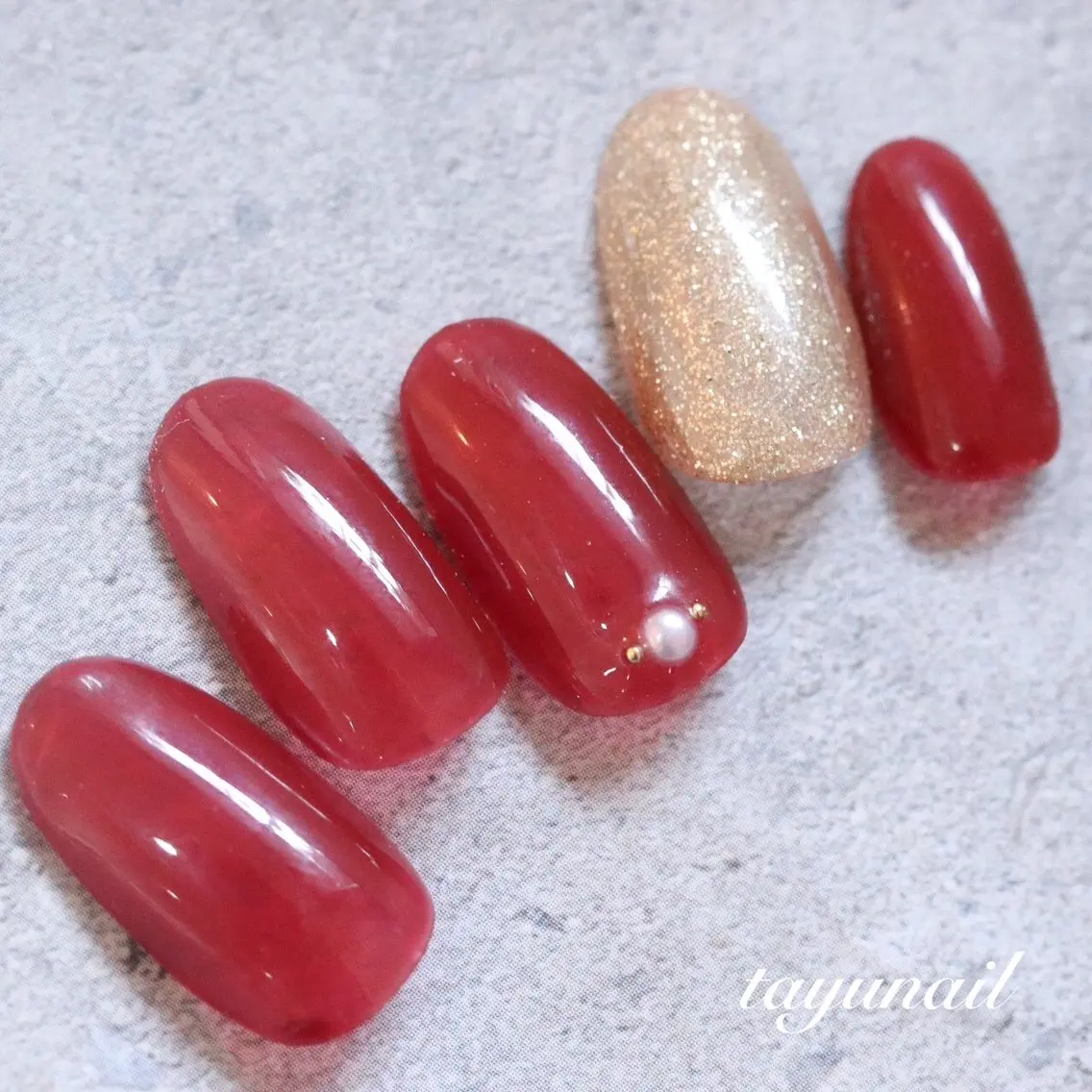 ネイル アートネイル ジェルネイル パラジェル シンプルネイル ハンドネイル ネイルサロン 【たゆnail】のネイルデザイン