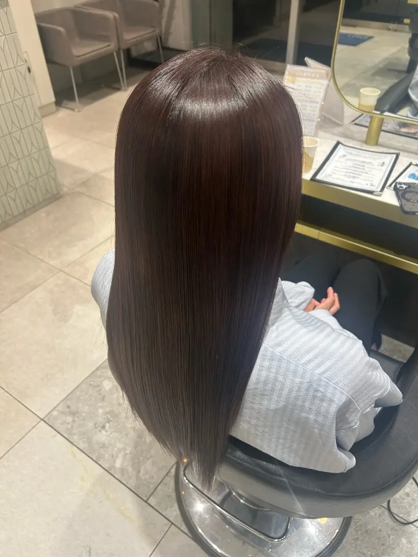カラー ブラウンカラー ピンクカラー ヘアカラー トリートメント 🎀透明感カラー | ゆりあ🎀のヘアスタイル