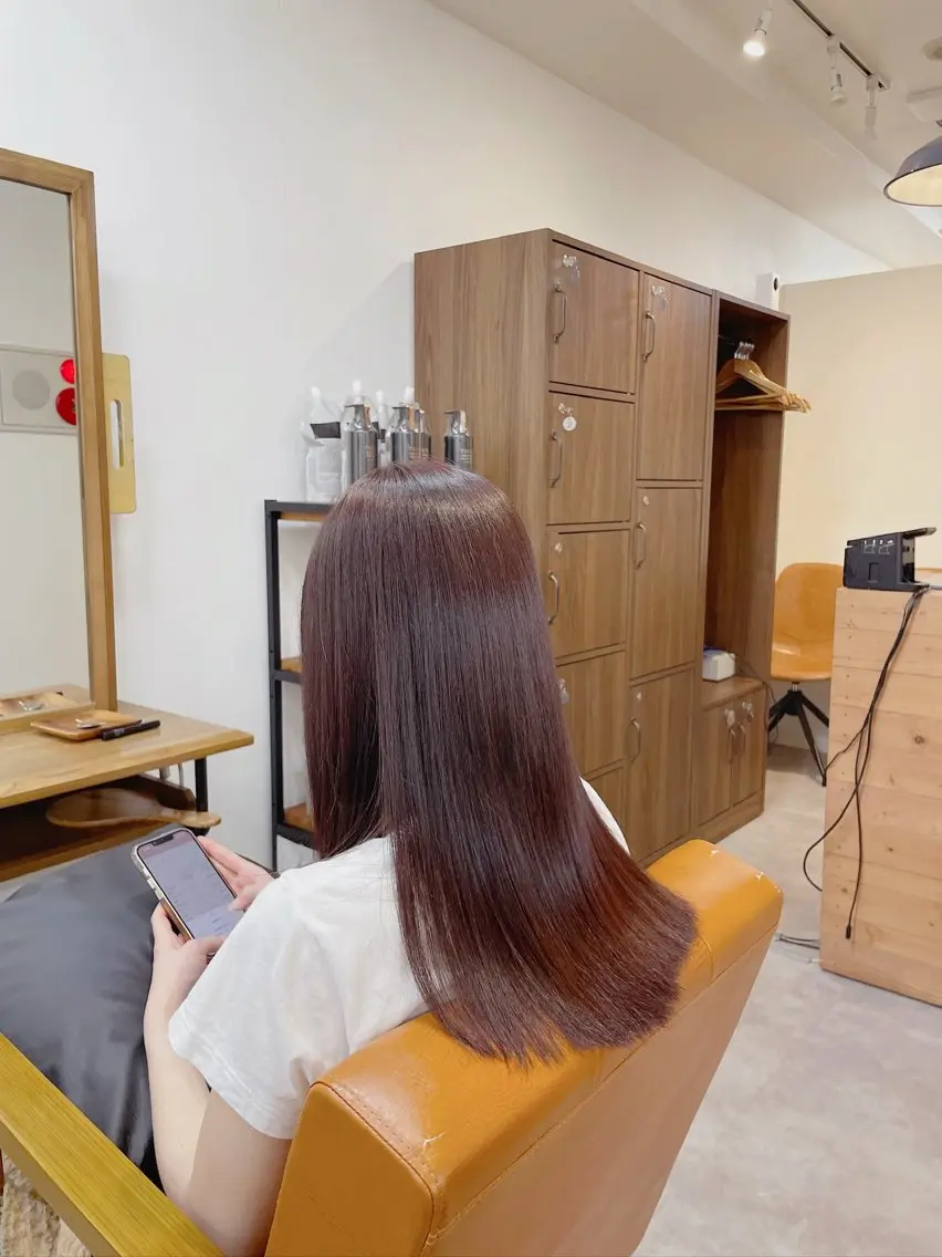 ロング lore 中村かれんのヘアスタイル