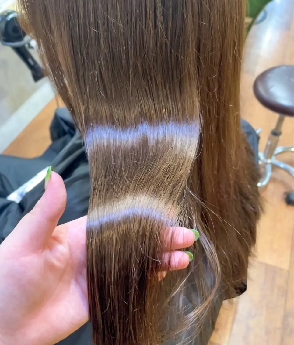 ロング カラー トリートメント ヘアカラー トリートメント 🫧ツヤカラー🫧 上野/Rionのヘアスタイル