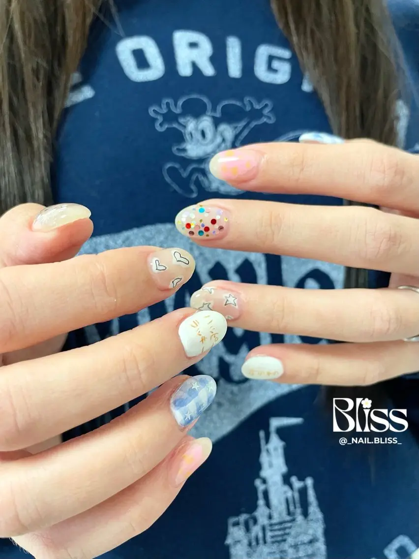 ネイル 持ち込み ハンドネイル NAIL BLISSのネイルデザイン