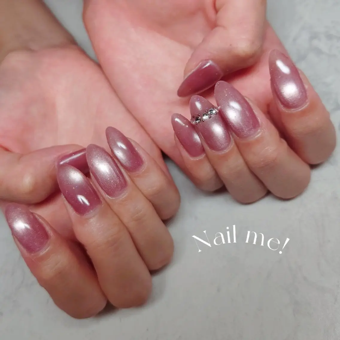ネイル ストーンネイル ハンドネイル nailme! 遠藤智佳のネイルデザイン