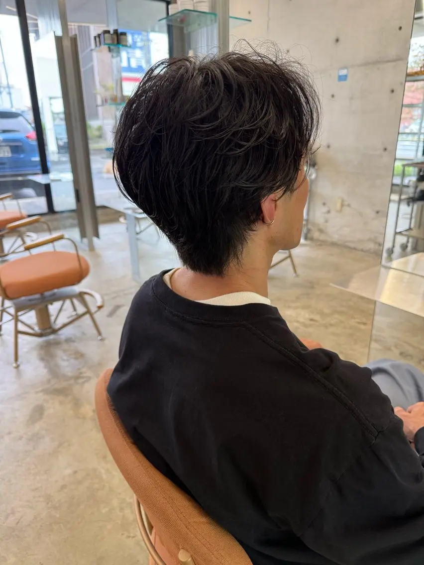 パーマ メンズ カット パーマ SLOW🫧 ルナ🫧のヘアスタイル