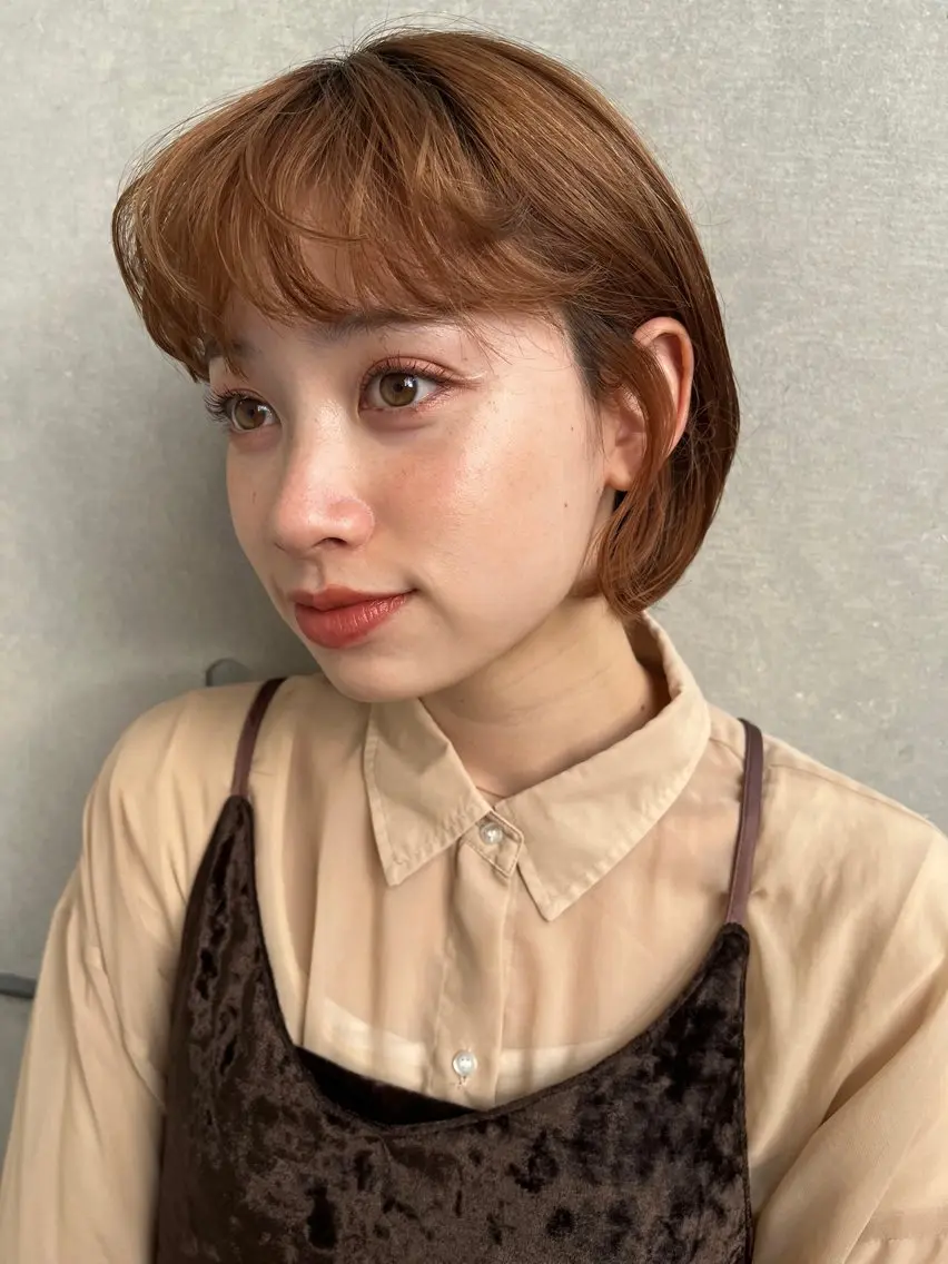 【学生限定】🌷カット+ワンカラー🌷(ブリーチなしのメニューです)の写真