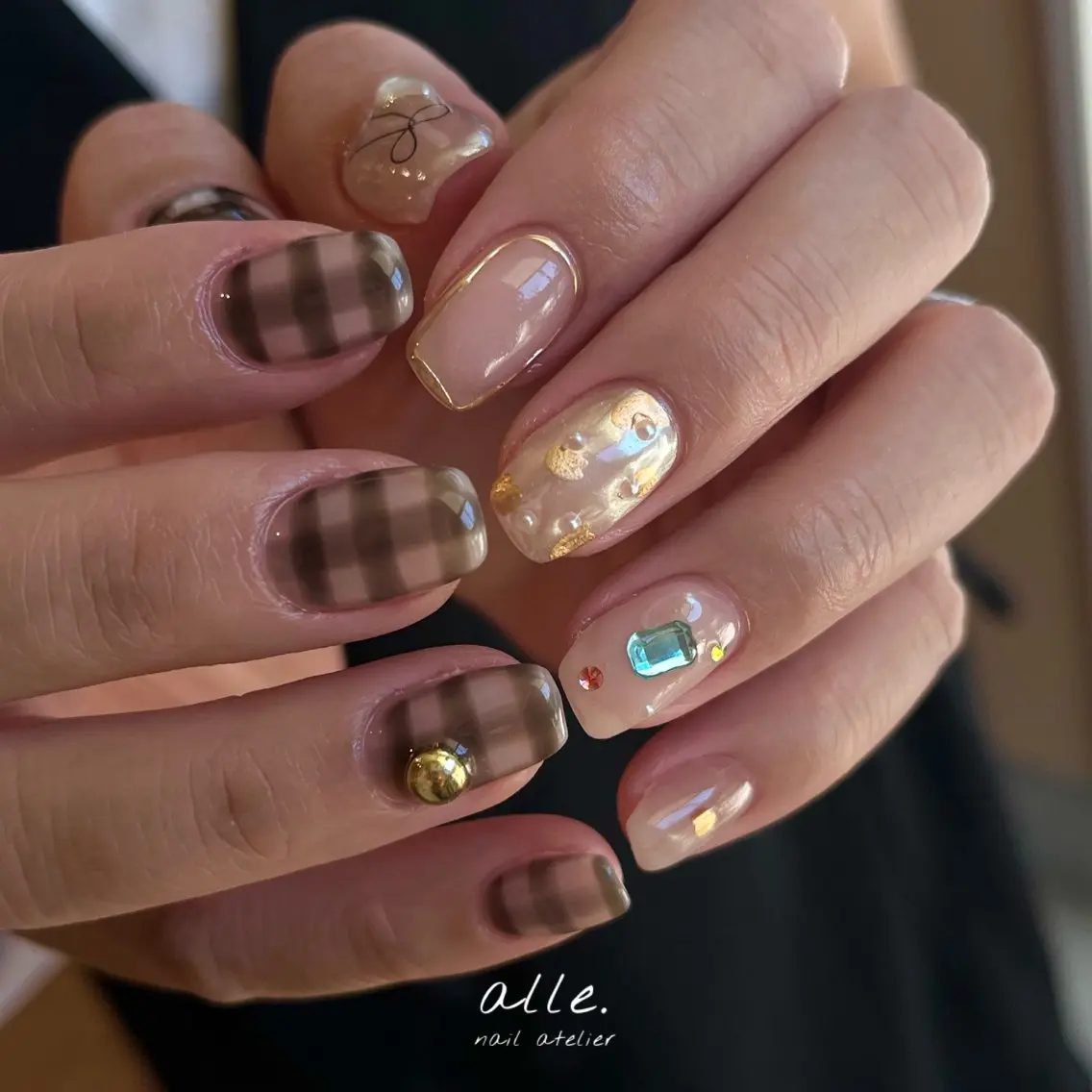ネイル ハンドネイル atelier alle.のネイルデザイン