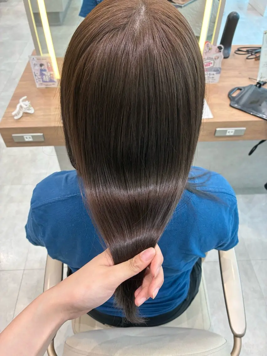 ロング カラー ヘアカラー トリートメント ヘッドスパ ✂️モデル募集中✂️ 竹村 茉姫のヘアスタイル