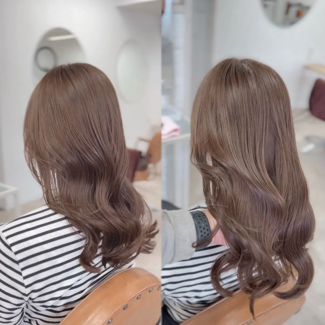 ロング ヘアカラー 韓国風カラー🇰🇷 髪質改善RIKU新宿のヘアスタイル