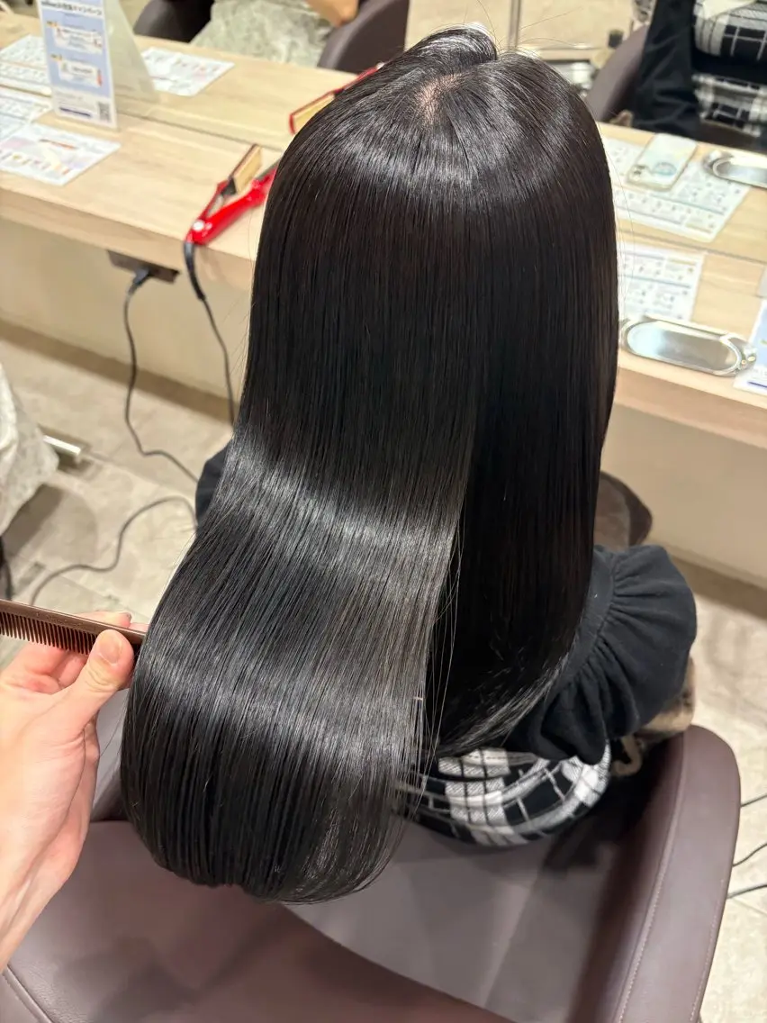 ロング カラー ディープラベンダー グレージュ ラベンダーカラー ラベンダーグレージュ ラベンダーグレー カット ヘアカラー トリートメント 艶カラー/レイヤー /atsumi🪷のヘアスタイル